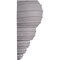 Ekena Millwork Wall Sconce, 12-1/2 in H, 10.13 in W, Factory Primed SCO10X05X12SH - alternate 3